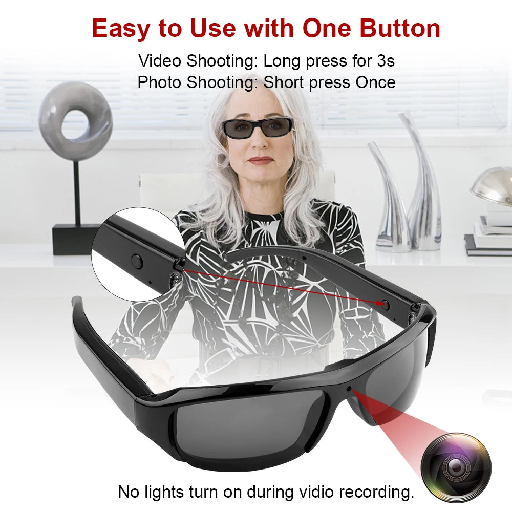 1080P HD Camera Sunglasses